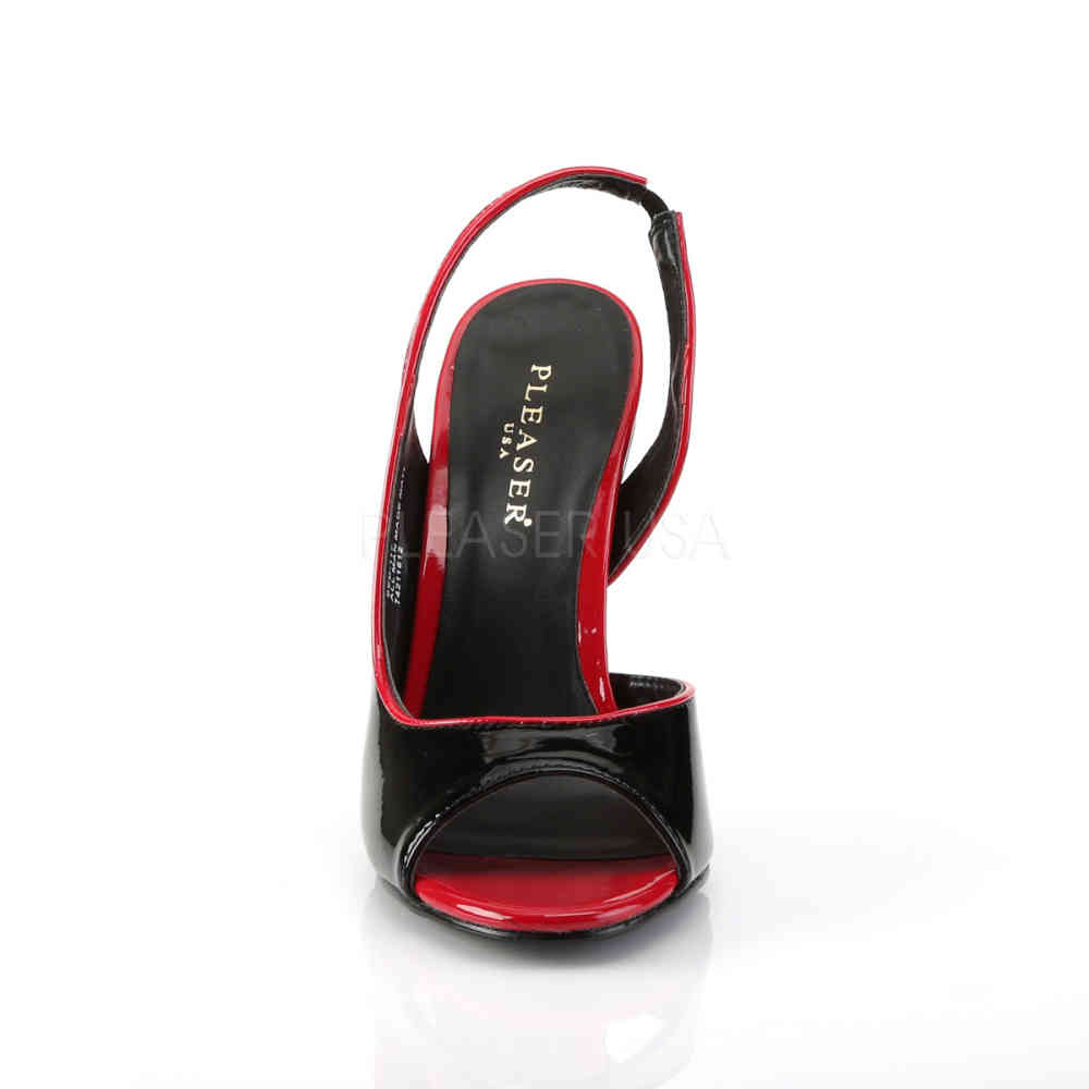 Pleaser - SEDUCE-117 Hoge hakken - Zwart/Rood